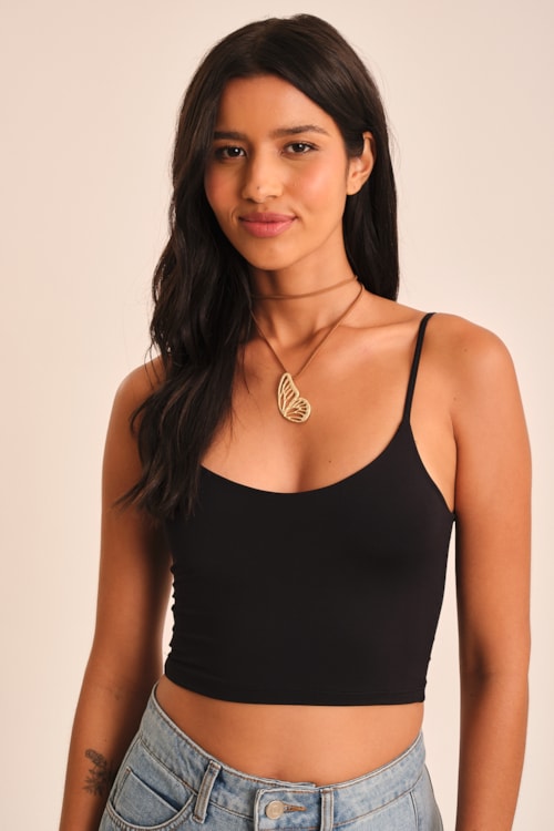 Top Malha Underwear Preto - foto 2