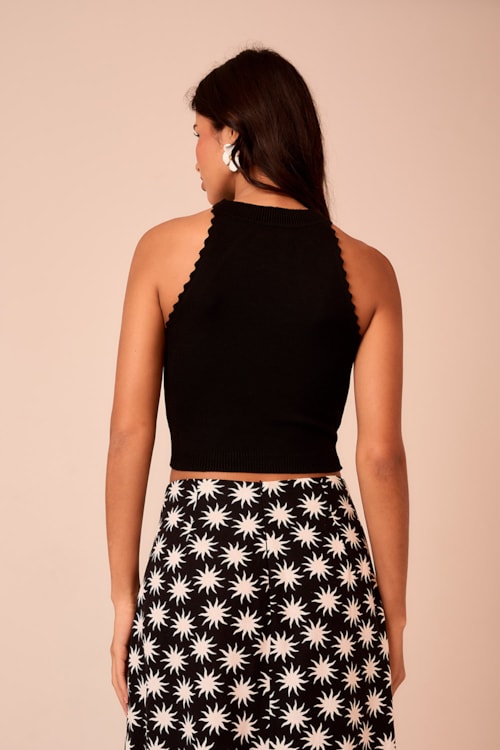 Top Tricot Raiar Preto - foto 3