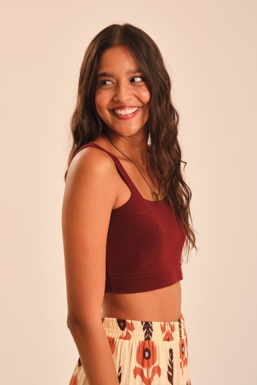 Top Tricot Reto Vinho Tamara - foto 4