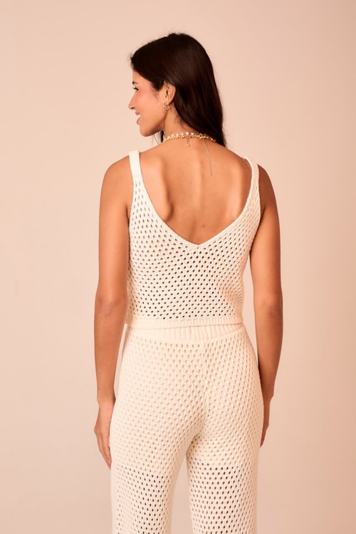 Top Tricot Tropical Off - foto 3