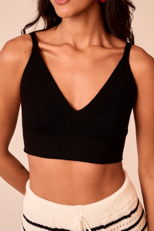 Top Tricot Verano Preto - foto 4