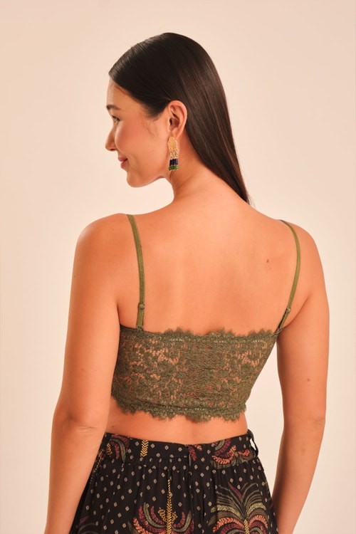 Top Underwear Reto Verde Jade - foto 5