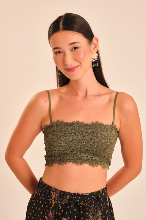 Top Underwear Reto Verde Jade - foto 1