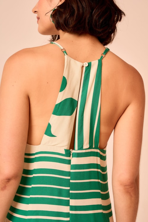 Vestido Cropped Al Mare Estampado - foto 4