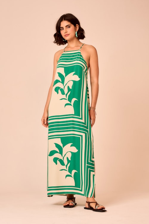 Vestido Cropped Al Mare Estampado - foto 1