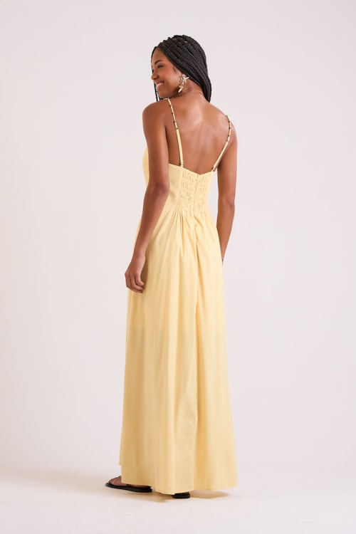 Vestido Cropped Alva Amarelo Limoncello - foto 4