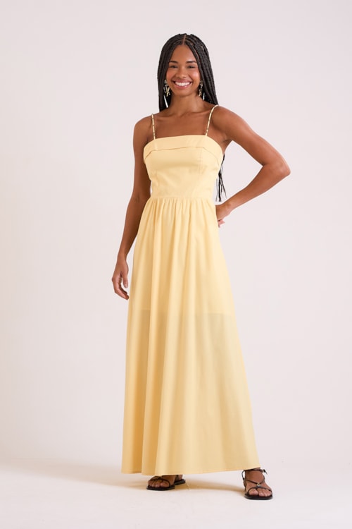 Vestido Cropped Alva Amarelo Limoncello - foto 1
