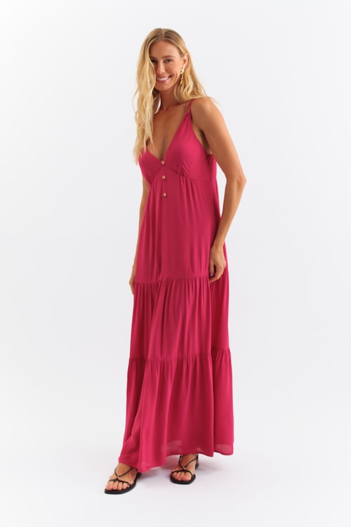 Vestido Cropped Aurora Ameixa - foto 3