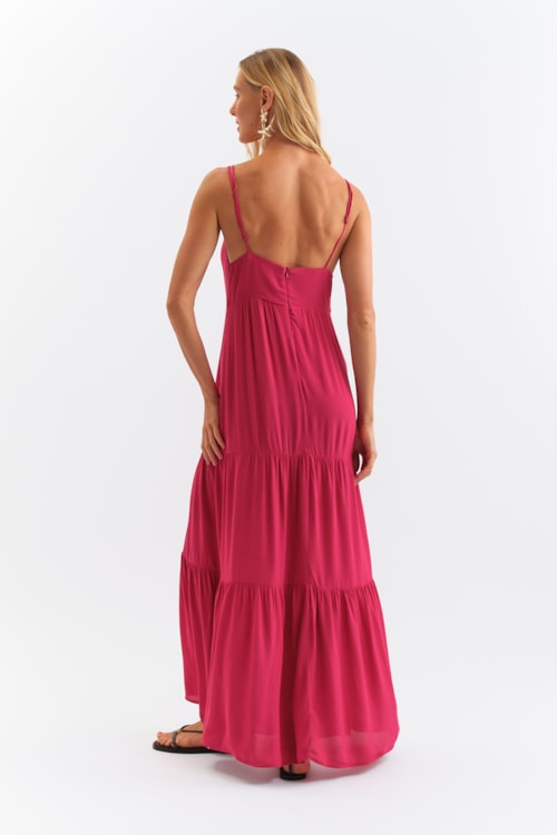 Vestido Cropped Aurora Ameixa - foto 4