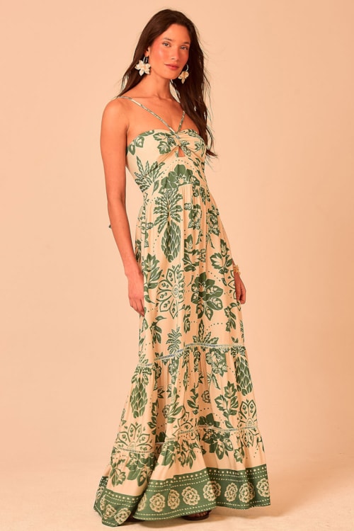 Vestido Cropped Bali Tropical Estampado - foto 2