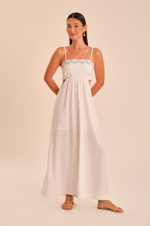 Vestido Cropped Balneario Off - foto 2