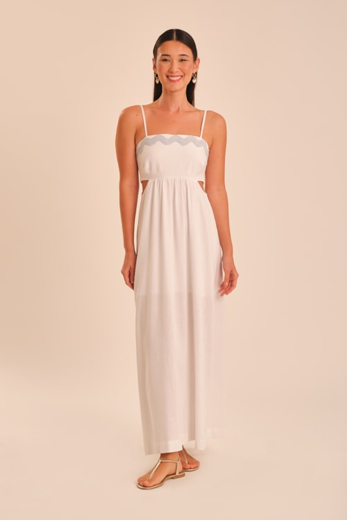 Vestido Cropped Balneario Off - foto 3