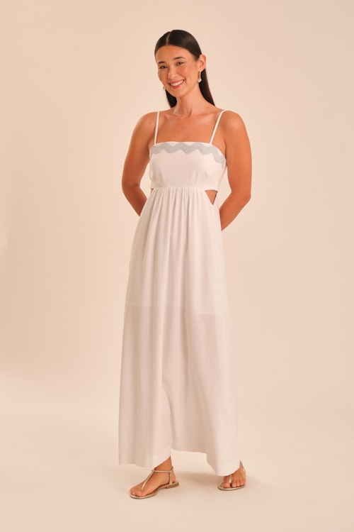 Vestido Cropped Balneario Off - foto 4