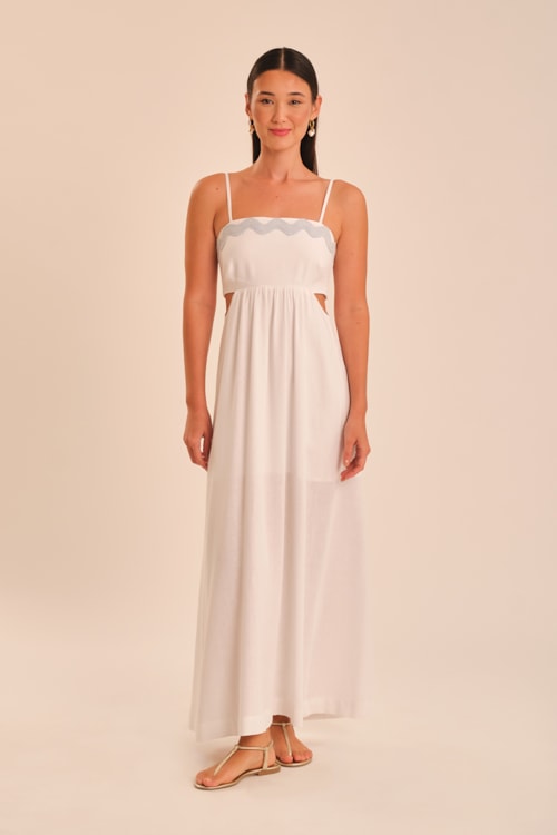 Vestido Cropped Balneario Off - foto 1