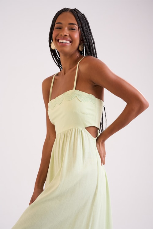Vestido Cropped Balneario Verde Mint - foto 3