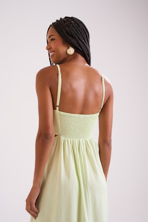 Vestido Cropped Balneario Verde Mint - foto 4