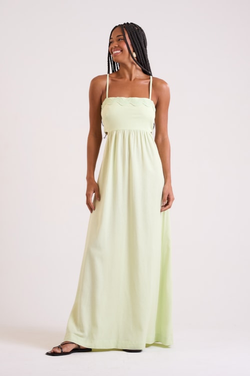 Vestido Cropped Balneario Verde Mint - foto 1