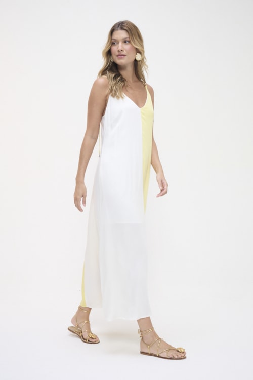 Vestido Cropped Bicolor Limoncello Bicolor - foto 6