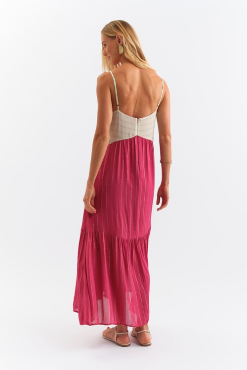 Vestido Cropped Bicolor Orla Bicolor - foto 4