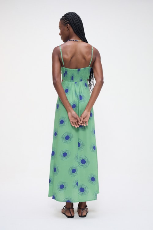 Vestido Cropped Bojo Luz Do Sol Estampado - foto 5