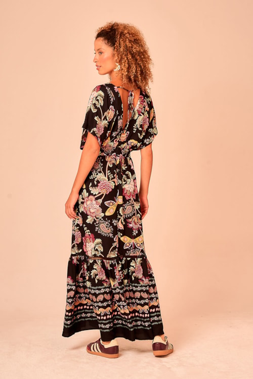 Vestido Cropped Borboletario Estampado - foto 2
