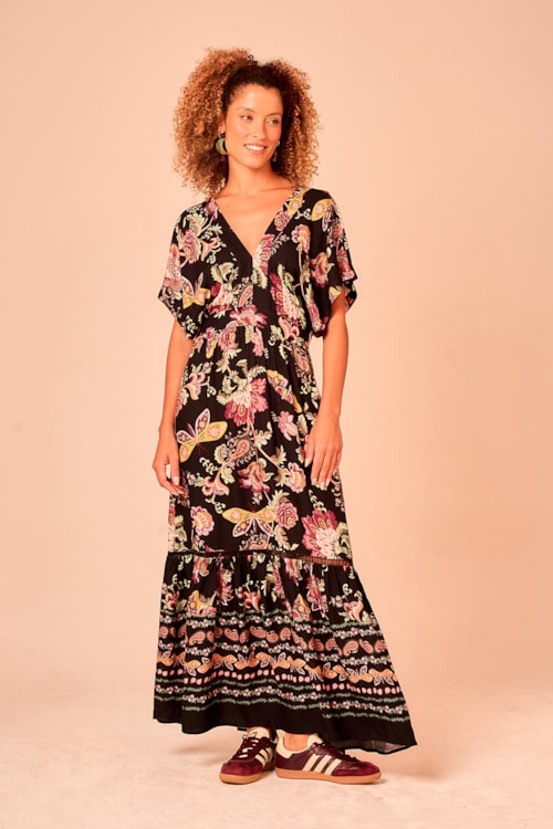 Vestido Cropped Borboletario Estampado - foto 3