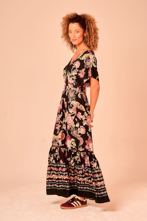 Vestido Cropped Borboletario Estampado - foto 1