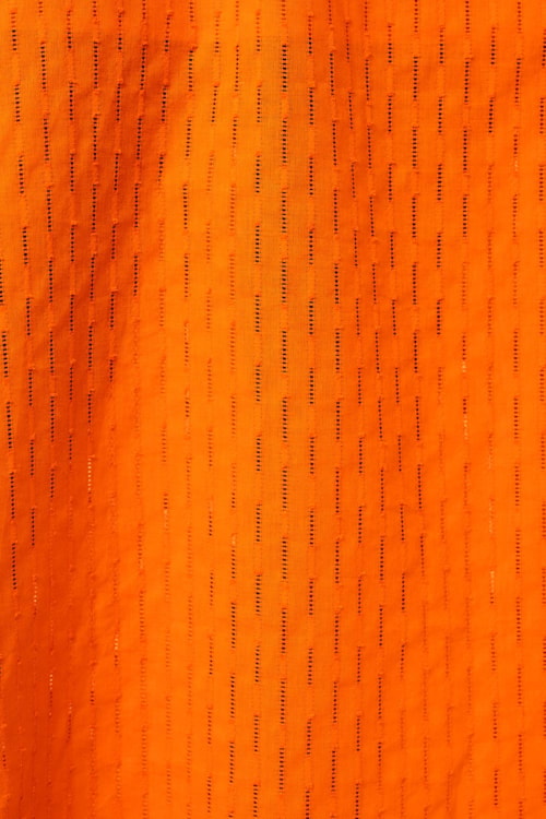Vestido Cropped Bossa Maquinetado Laranja Tangerina - foto 4