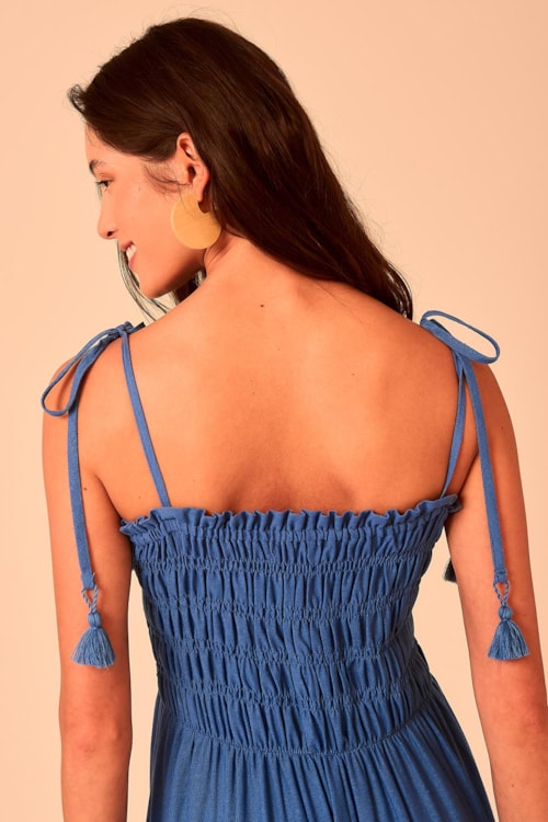 Vestido Cropped Cali Azul - foto 7