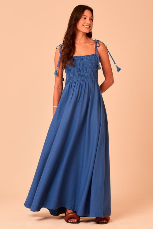 Vestido Cropped Cali Azul - foto 3