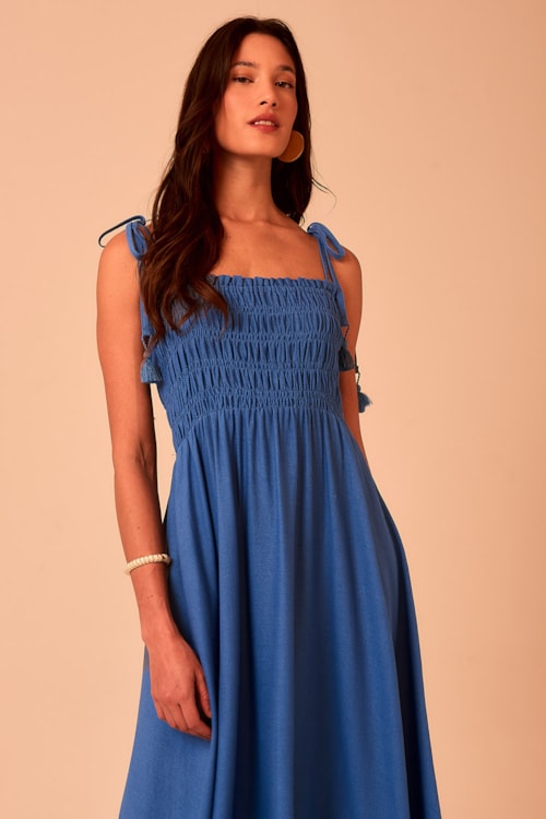 Vestido Cropped Cali Azul - foto 1