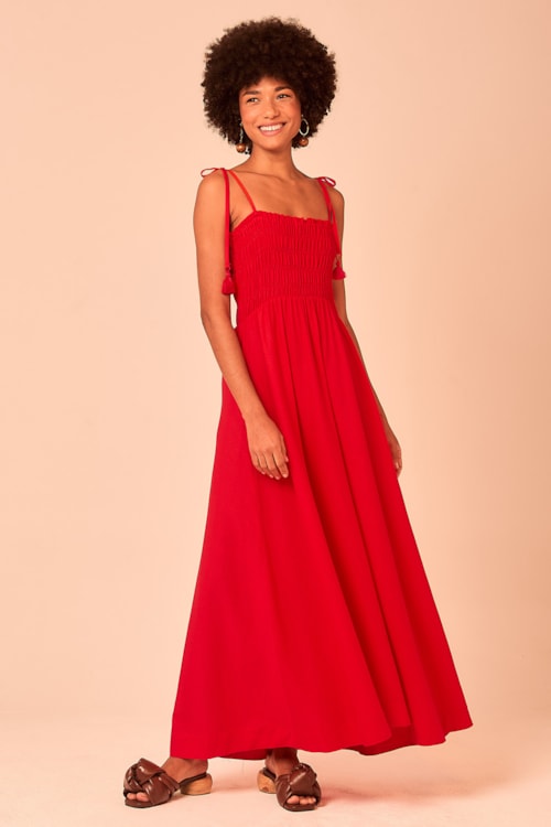 Vestido Cropped Cali Vermelho - foto 2