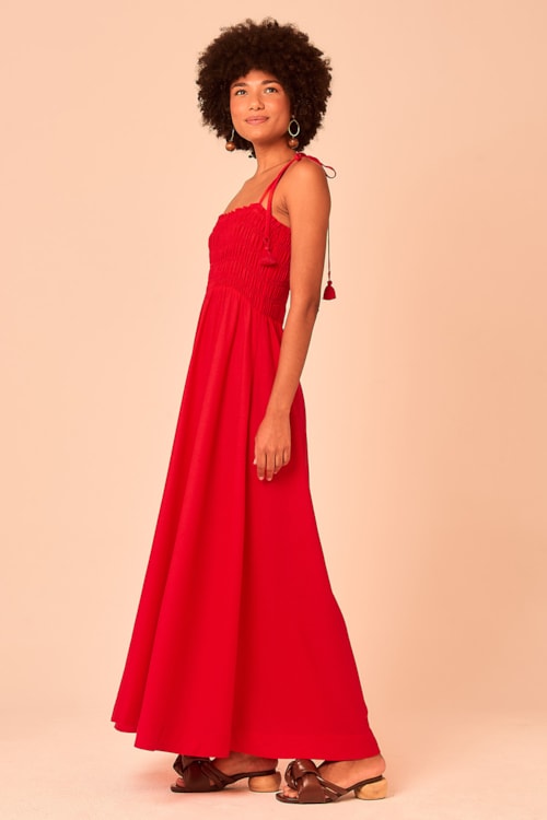 Vestido Cropped Cali Vermelho - foto 4