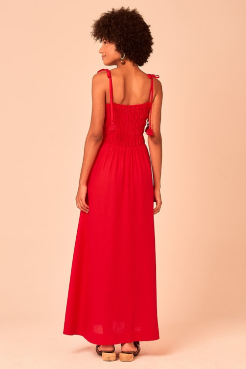 Vestido Cropped Cali Vermelho - foto 5