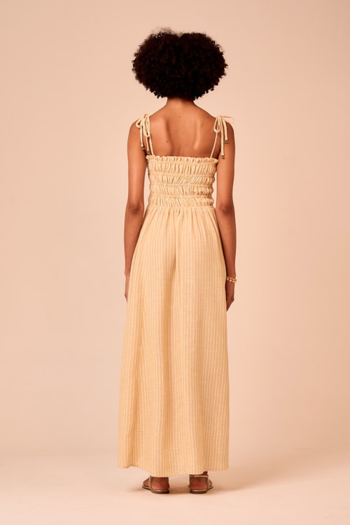 Vestido Cropped Campestre Amarelo - foto 3