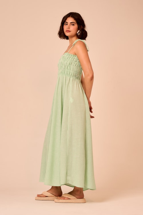 Vestido Cropped Campestre Verde - foto 2