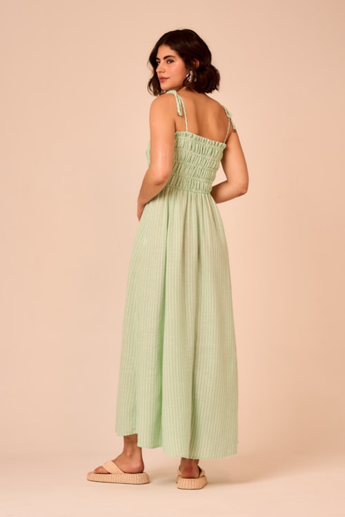 Vestido Cropped Campestre Verde - foto 3