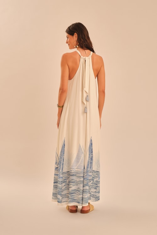 Vestido Cropped Caravelas Estampado - foto 5