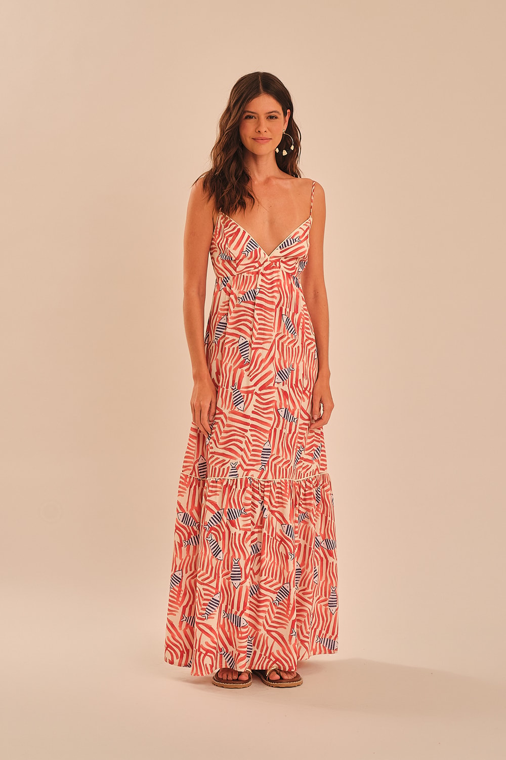 Vestido Cropped Cardume Estampado