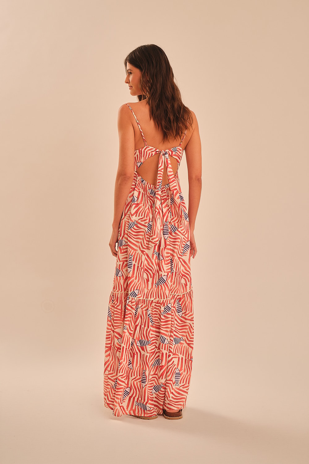 Vestido Cropped Cardume Estampado