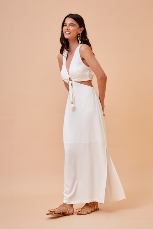 Vestido Cropped Celeste Off - foto 2