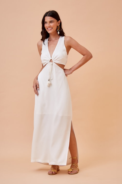 Vestido Cropped Celeste Off - foto 1