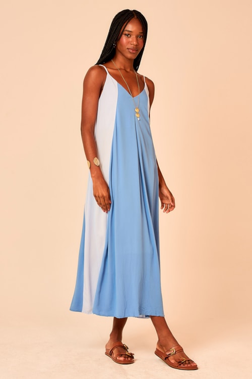 Vestido Cropped Ceu Bicolor - foto 2