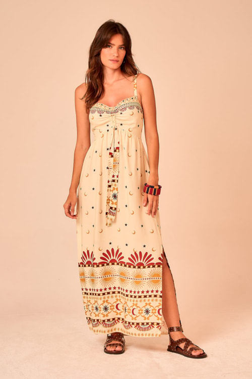 Vestido Cropped Ceu Encantado Estampado - foto 2
