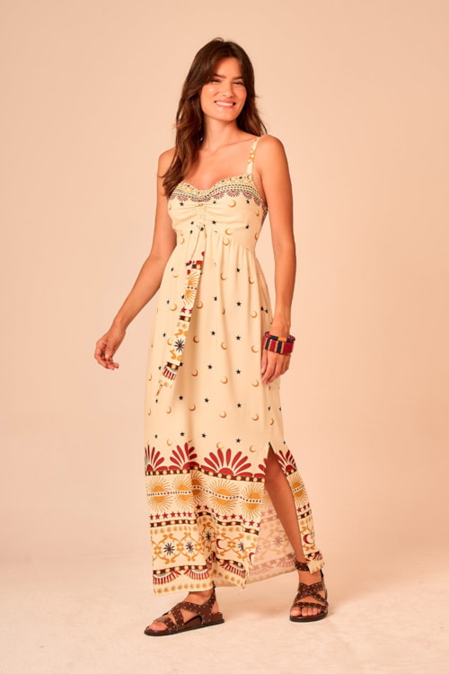 Vestido Cropped Ceu Encantado Estampado - foto 4