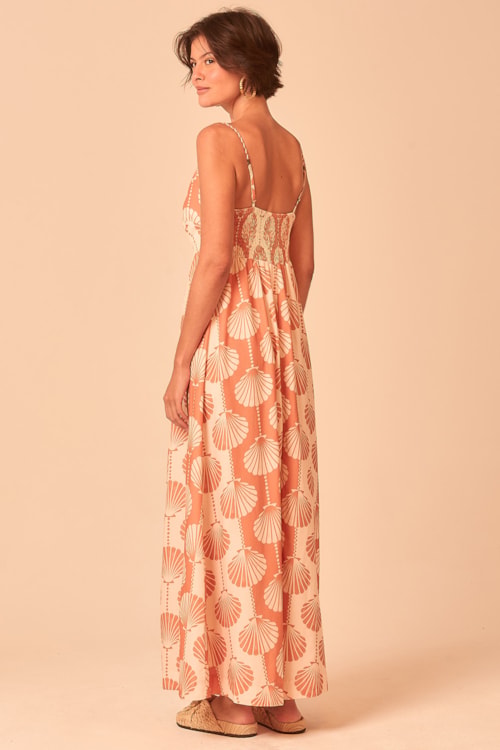 Vestido Cropped Concha Bicolor Estampado - foto 3