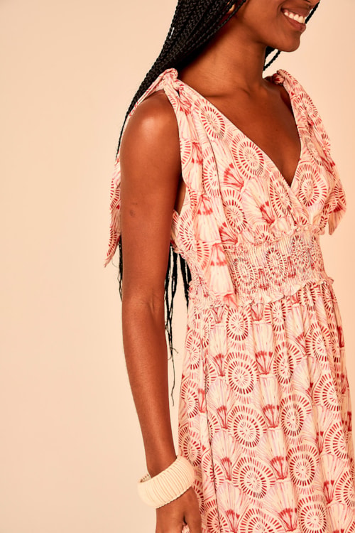 Vestido Cropped Concha Chilli Estampado - foto 2