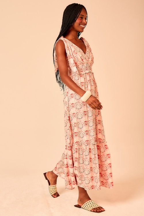 Vestido Cropped Concha Chilli Estampado - foto 4