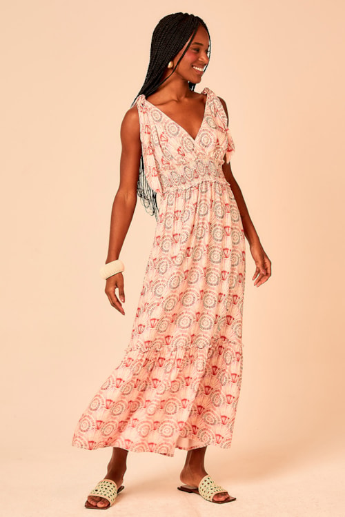 Vestido Cropped Concha Chilli Estampado - foto 3