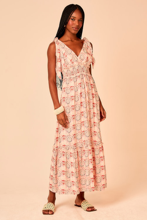 Vestido Cropped Concha Chilli Estampado - foto 1